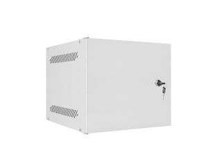 Szafa instalacyjna Rack wisząca 10" 4U 280x310mm szara Lanberg (flat pack) drzwi metalowe