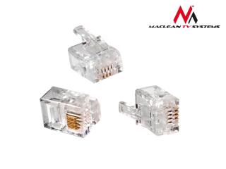 Wtyk telefoniczny RJ11 Maclean MCTV-665 6P4C 