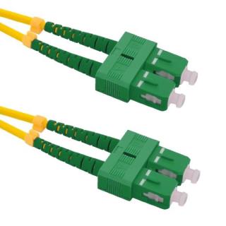 Patchcord Światłowodowy Qoltec SC/APC-SC/APC SM9/125 G652D 1,5m