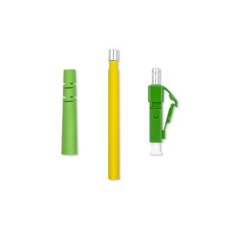 Złącza światłowodowe Qoltec LC/APC | Singlemode | 2.0mm | Zestaw montażowy | 200szt.