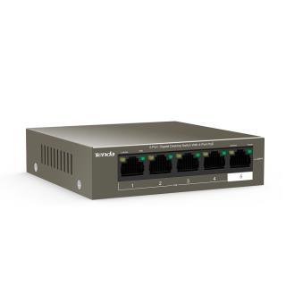 Switch zarządzalny Tenda TEG1105P-4-63W  4-port 1GbE PoE 63W
