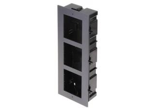 Potrójny panel montażowy do montażu podtynkowego DS-KD-ACF3/Plastic