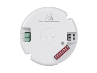 Czujnik ruchu Maclean MCE207 mikrofalowy ze ściemniaczem + zasil do zabudowy	 