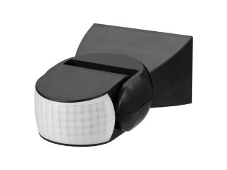 Czujnik ruchu PIR Maclean MCE201B, na podczerwień, IP65, czarny, zasięg 12m