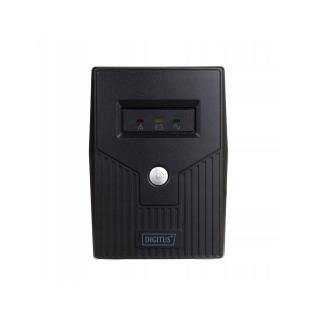 Zasilacz awaryjny UPS DIGITUS Line-Ineractive LED BASIC, 800VA/480W, 1x12V/9Ah, AVR, 2x Schuko CEE 7/3