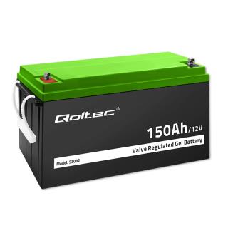 Akumulator żelowy Qoltec 12V | 150Ah | GEL | 41.8kg