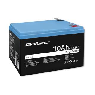 Akumulator LiFePO4 Qoltec Litowo-Żelazowo-Fosforanowy | 12.8V | 10Ah | 128Wh | BMS