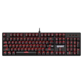 Klawiatura przewodowa Defender QUEST GK-596 MECHANICZNA podświetlana gaming RGB