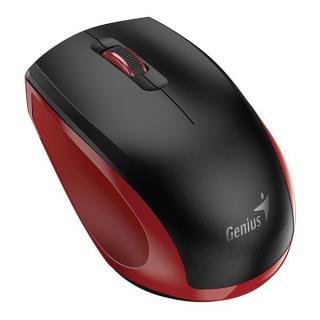 Mysz bezprzewodowa Genius NX-8006S Red Cichy Klik, sensor Blue-Eye, symetryczna 