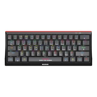 Klawiatura przewodowa Marvo Hecate 61B BK TKL 60% Mechaniczna Gaming RGB