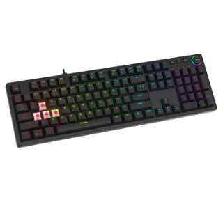 Klawiatura przewodowa SAVIO STYX Outemu Red mechaniczna Hot Swap RGB
