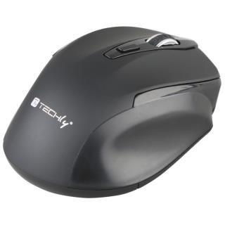 Mysz bezprzewodowa Techly USB 2.4GHz RF 1600dpi optyczna czarna