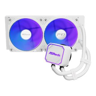 Chłodzenie wodne ASRock Pro White 240 ARGB 2x120mm