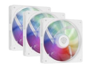 Zestaw 3 wentylatorów do zasilacza / obudowy Genesis Oxal 120 ARGB Biały