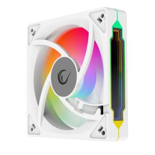 Wentylator do obudowy Rampage 7C-120S 120MM 1800RPM Infinite loop ARGB biały PWM